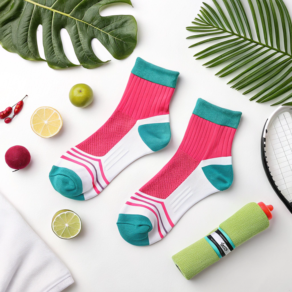 pair-of-women-s-sports-socks--displayed-in-a-clean
